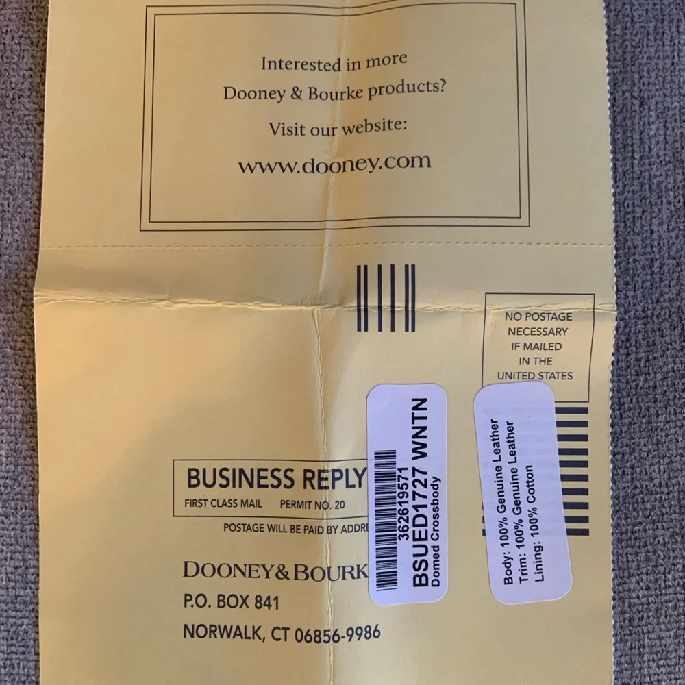 BNWOT- Dooney & Bourke Suede Domed Crossbody- Wine - Picture 7 of 7